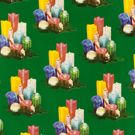 Floating Candles on Green