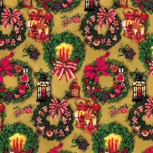 Wreaths on Gold