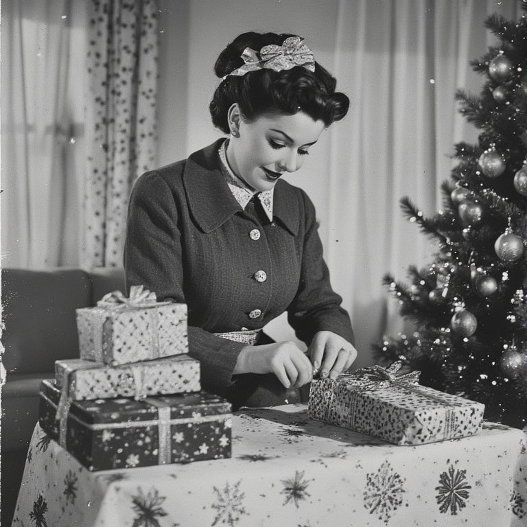 Stylized rippling snowflakes