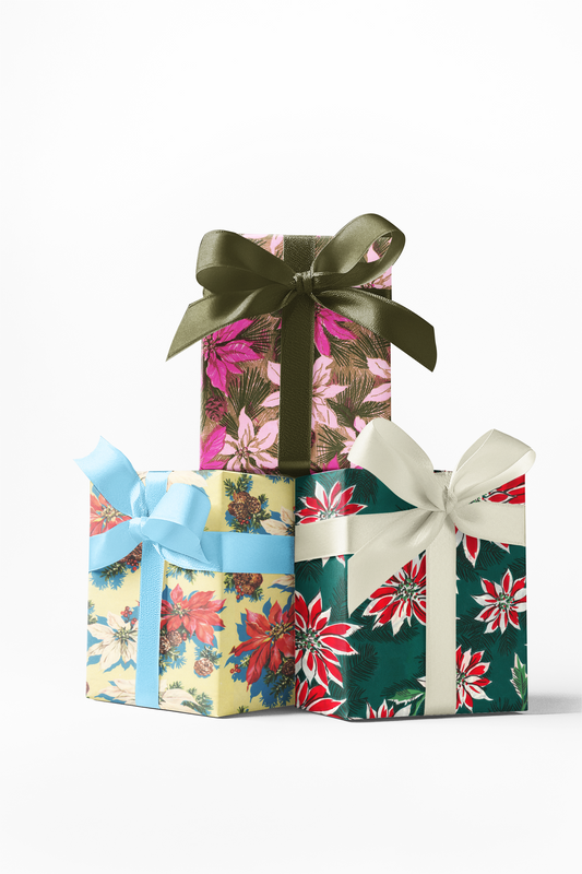 Curated Three Pack - Poinsettias