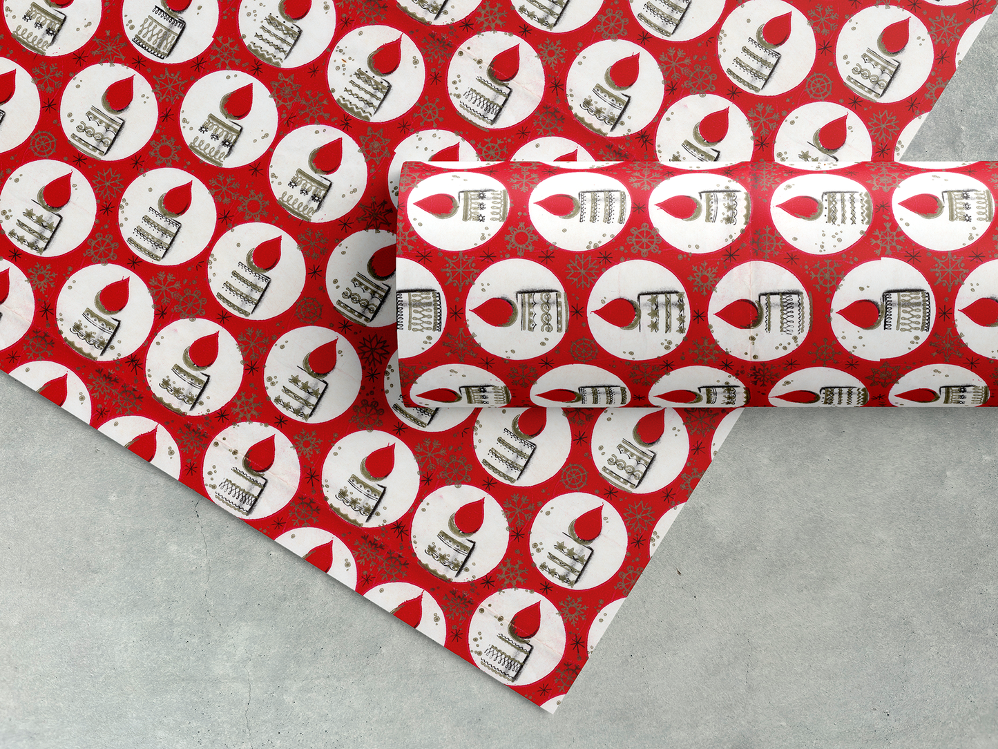 White Circle Candles