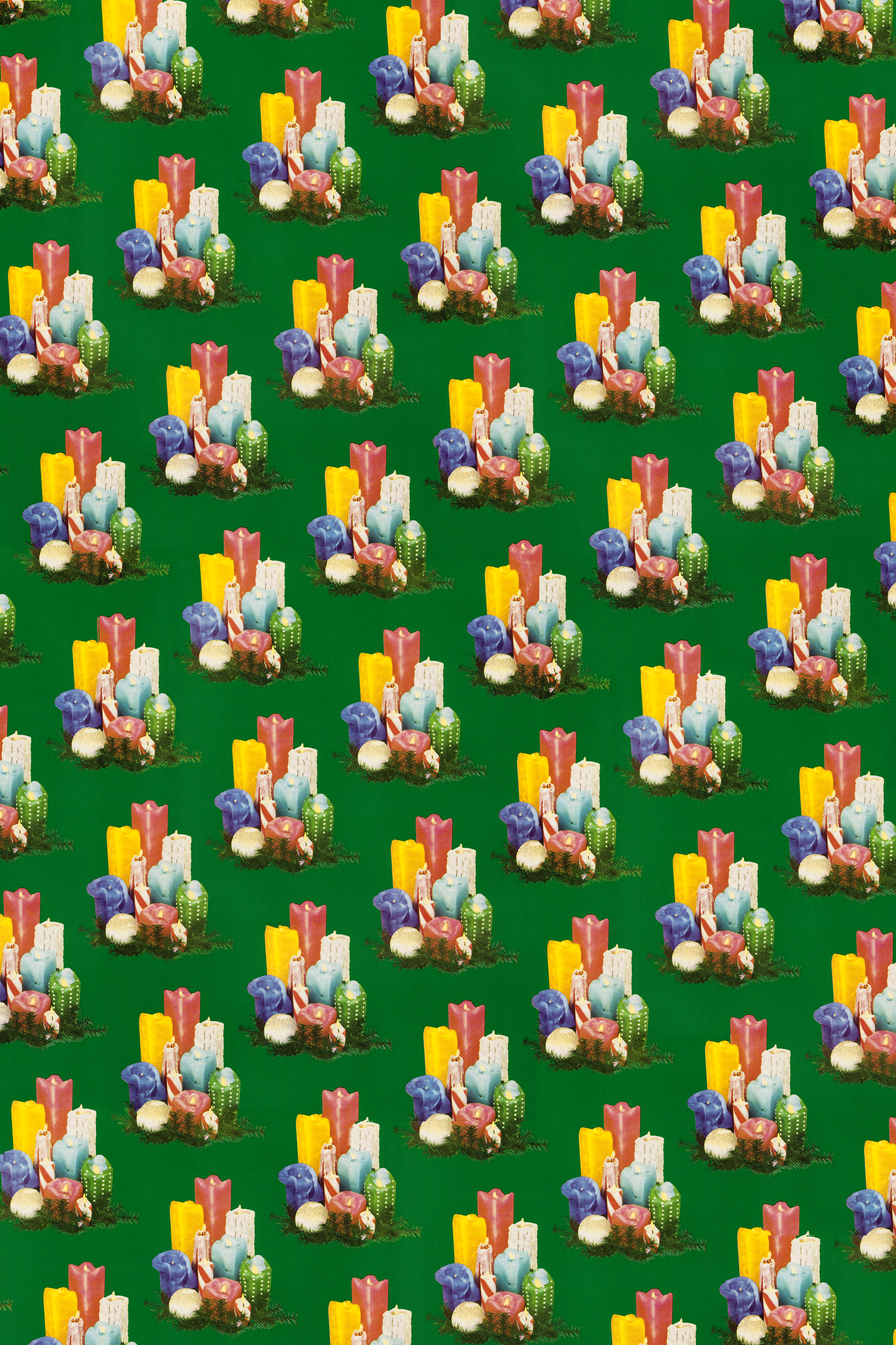 Floating Candles on Green