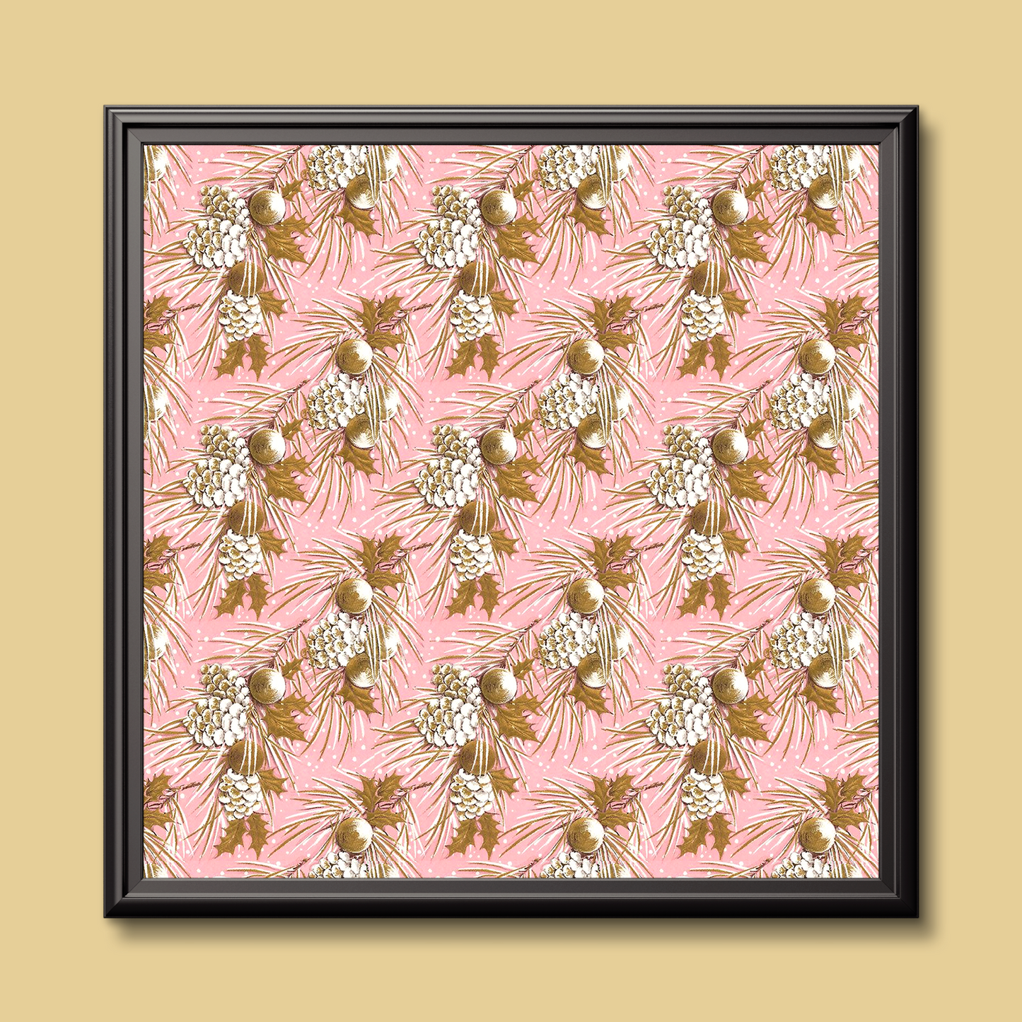 Glamorous Pink Pine Cones