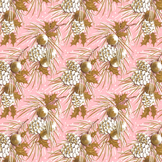 Glamorous Pink Pine Cones
