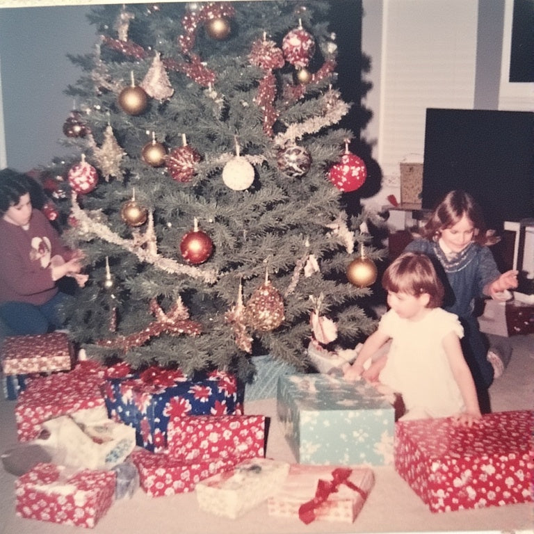 Gold Partridges on Red