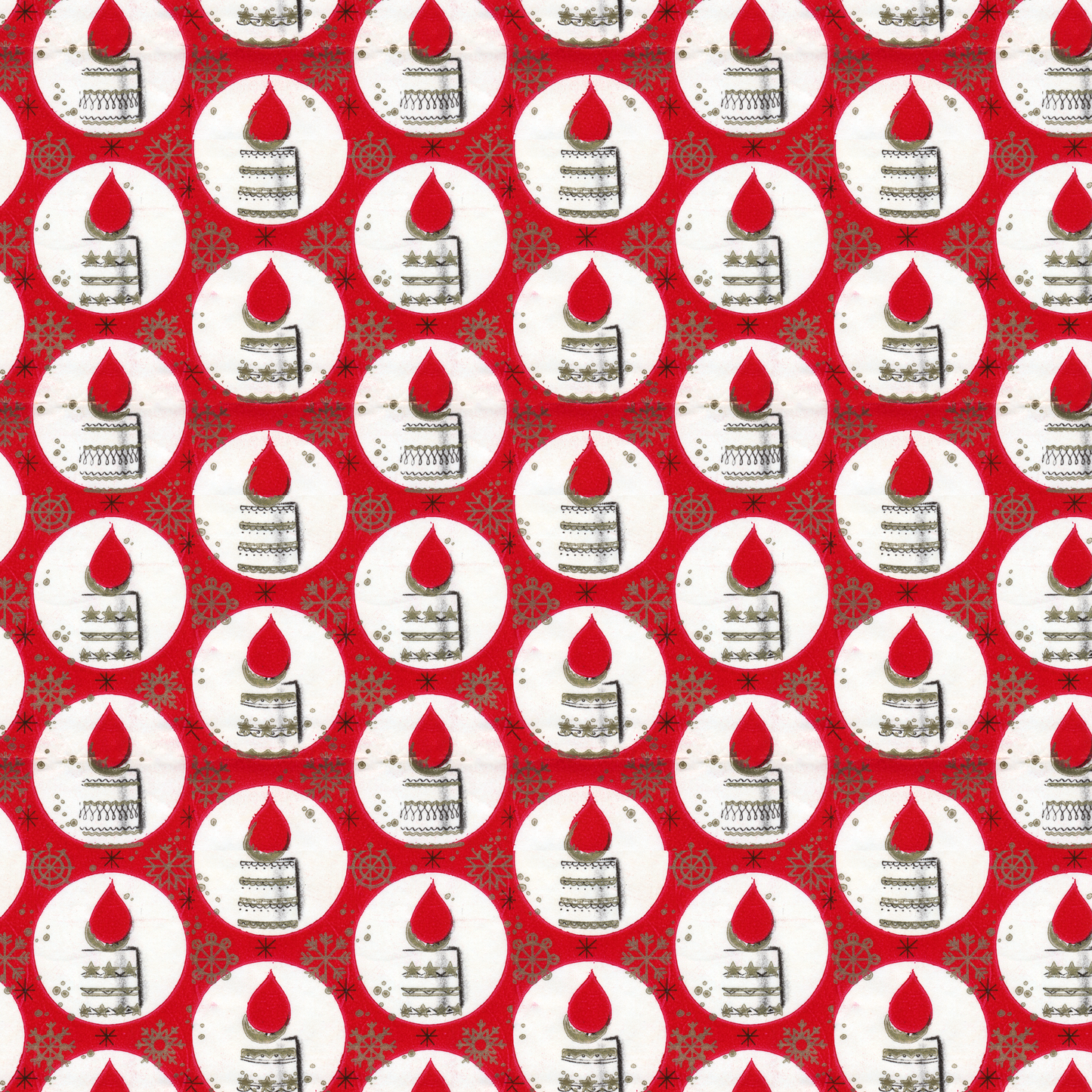 White Circle Candles